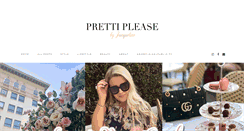 Desktop Screenshot of prettipleaseblog.com